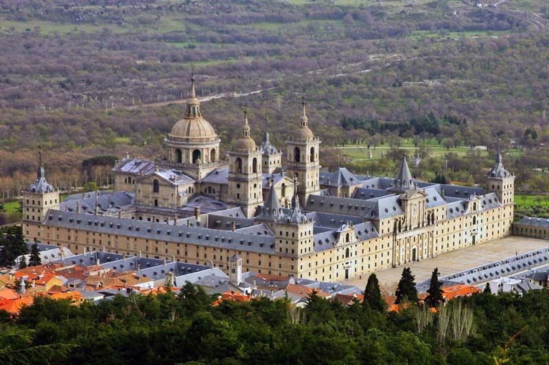 Imagen aérea de San Lorenzo del Escorial